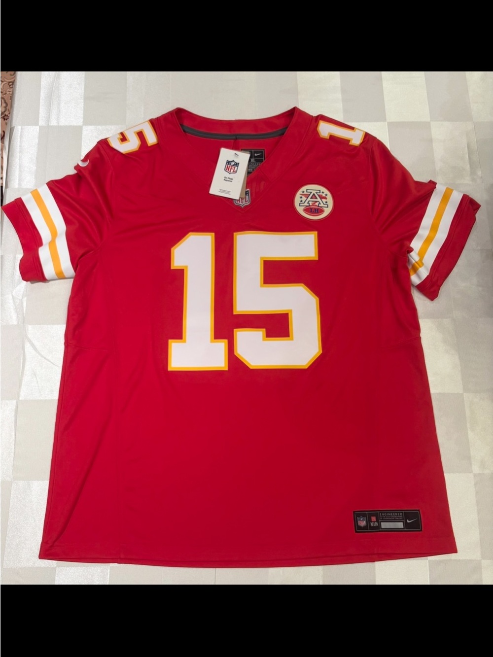 NEW Nike Patrick Mahomes #15 Kansas City Chiefs NFL Jersey Men’s XL